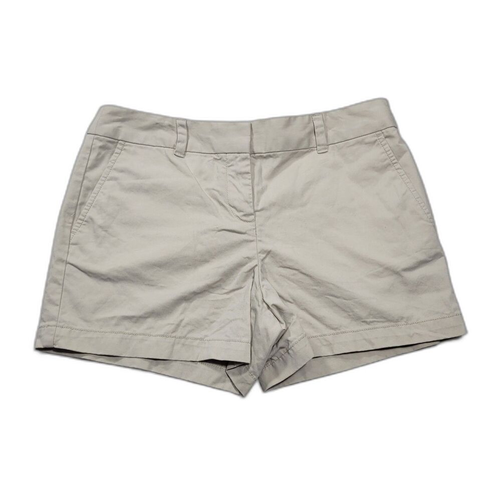 Loft Women's Chino Shorts Khaki 4